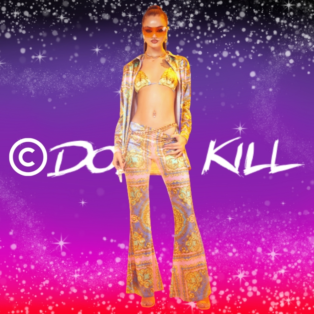 HOROSCOPEZ Not Ur Average Gold Digger Flares M/L